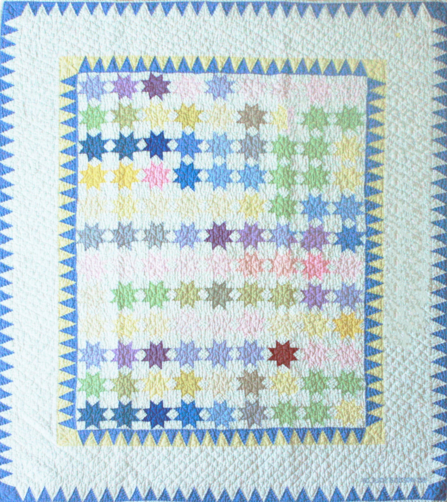 "Galaxy" Crib Quilt 43" x 52"