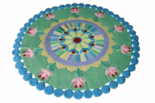 Lotus Pond 76 Round